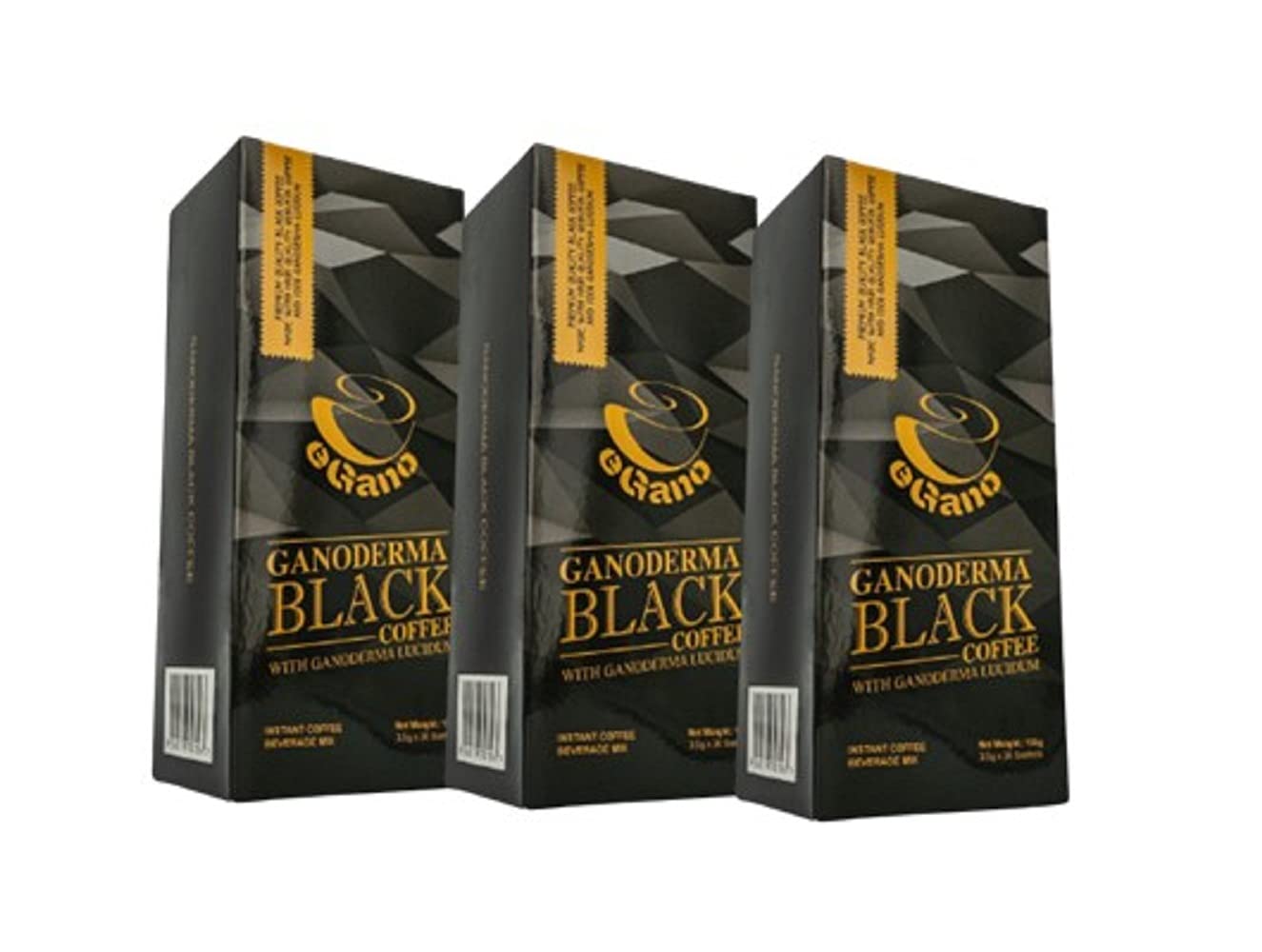 3 Boxes Top-Grade Egano Ganoderma Black Coffee Instant Coffee With Ganoderma Lucidum Extract (3.5G X 30 Sachets/Box)