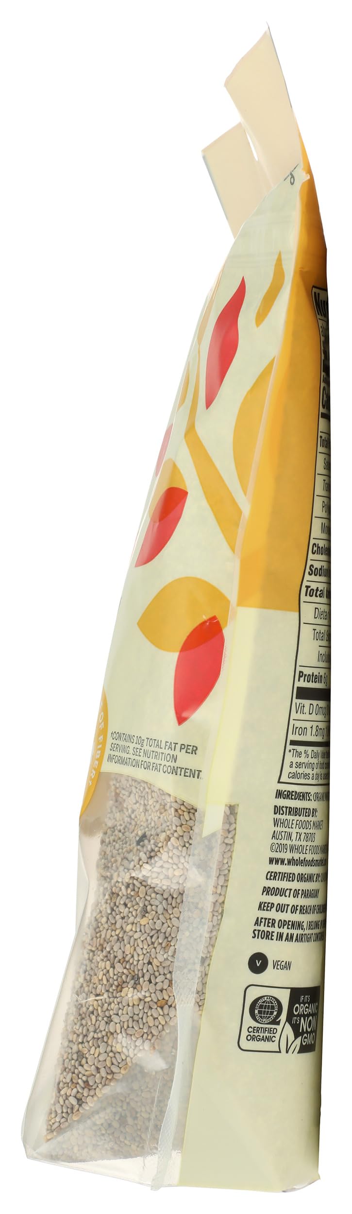 365 by Whole Foods Market Organic White Chia Seeds, 15 OZ, Non-GMO, Natural Superfood for Smoothies and Baking