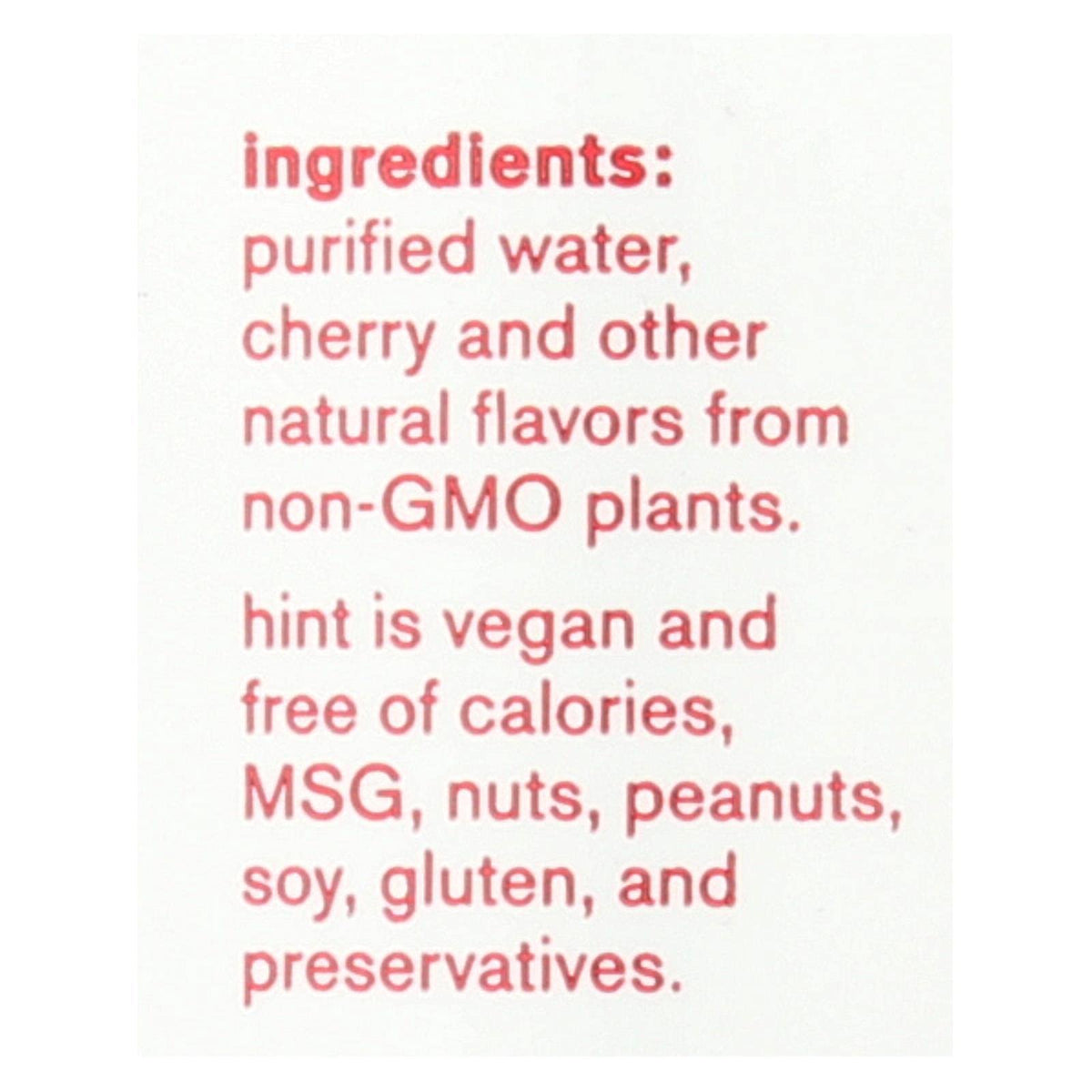 Hint Water Cherry - Pack of 12 Bottles - 16 fl oz Each - Plastic