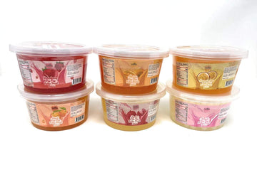 Fusion Select Bursting Bobaz Pearls - 6 Variety Flavors for Fruit Tea Snacks