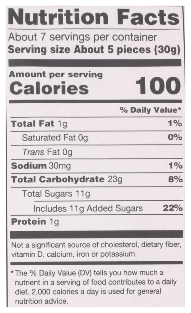 Darrell Lea Mango Soft Eating Liquorice, 7 oz Bags, 3 pk