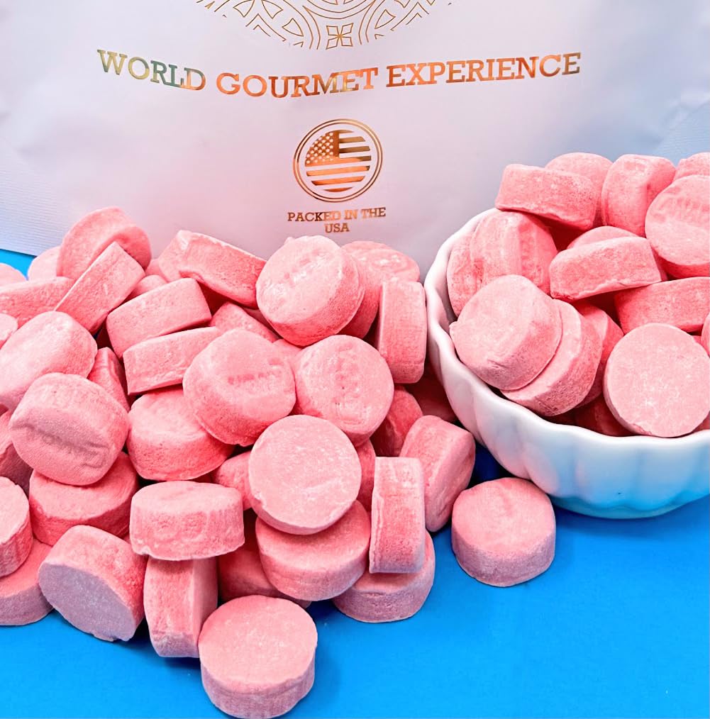 SweetGourmet Pink Wintergreen Lozenges Bulk Candy - 3 Pound Pack