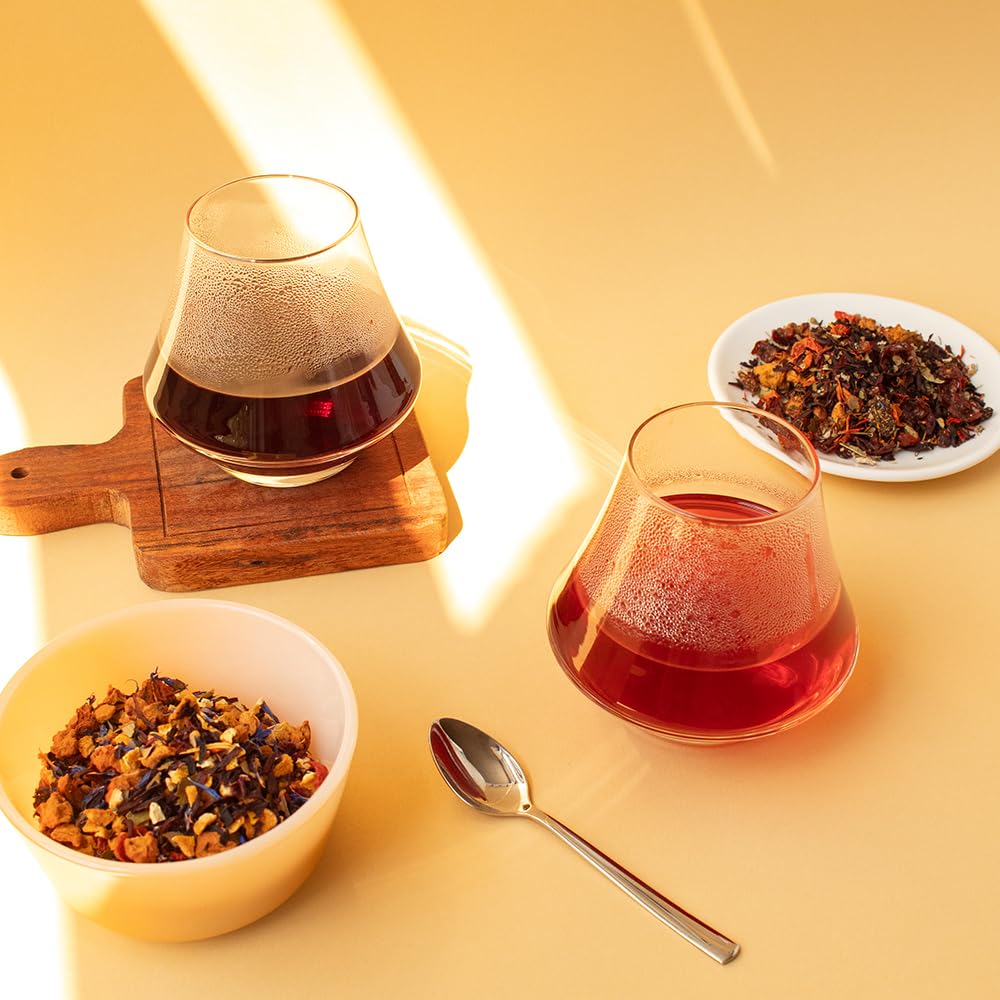 Organic Positively Tea Company Herbal Tea, Coco Berry Mango, Loose Leaf, 4 Ounce