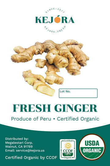 Kejora 100% Organic Fresh Ginger Root - Source From Peru (2)