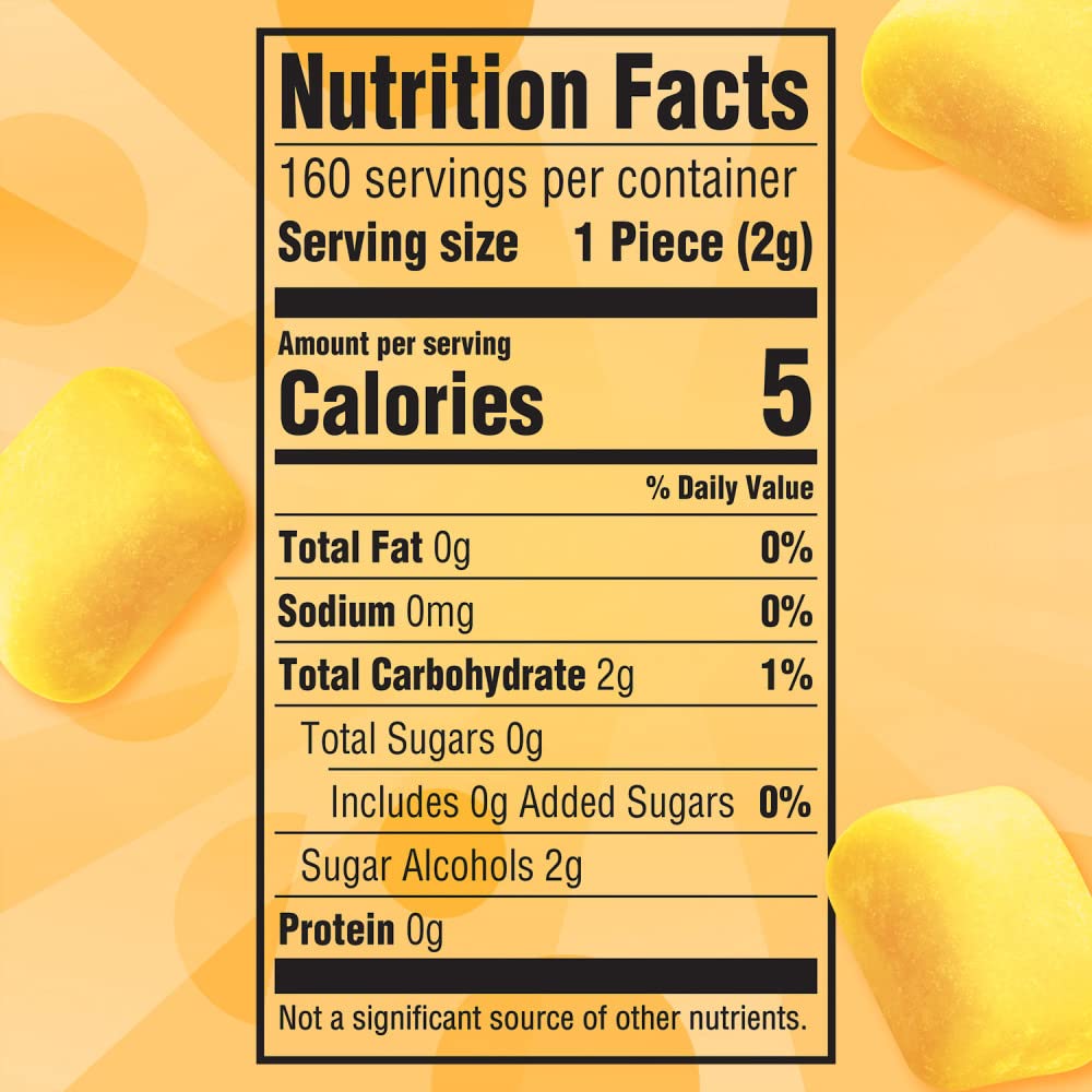 Juicy Fruit Gum (4 Pack) Original Bubble Gum Chewing Gum Bulk Pack, 40 piece Bottle