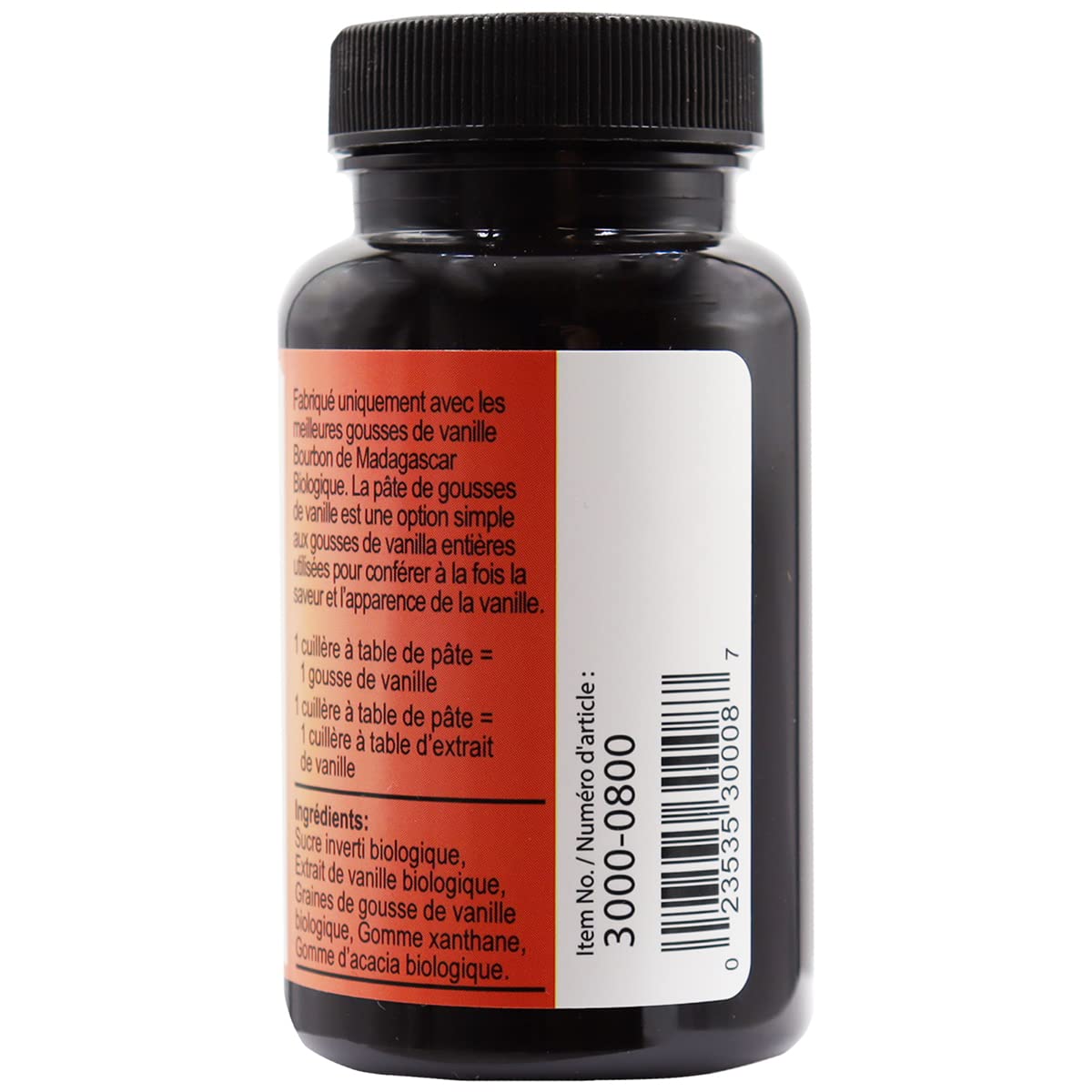 LorAnn Organic Madagascar Vanilla Bean Paste, 4 ounce
