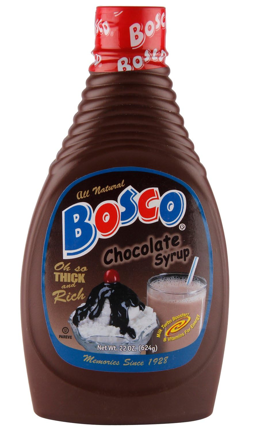 Bosco, Chocolate Flavor Syrup, 22-Ounce (12 Pack)