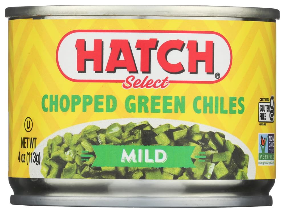 Hatch Chopped Green Chiles Mild 4oz (6)