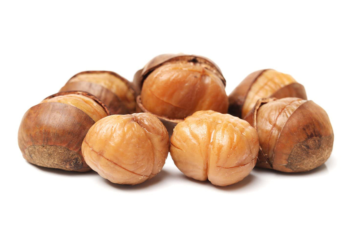 Gourmanity Chestnut Jar, Chestnuts From Ardeche, France, Roasted Chestnuts Peeled And Ready To Eat, Great For Cooking, Baking &
