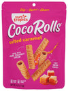 Sun Tropics Non-Gmo Rolled Coconut Wafer Rolls 4Oz, 2 Pack (Salted Caramel)