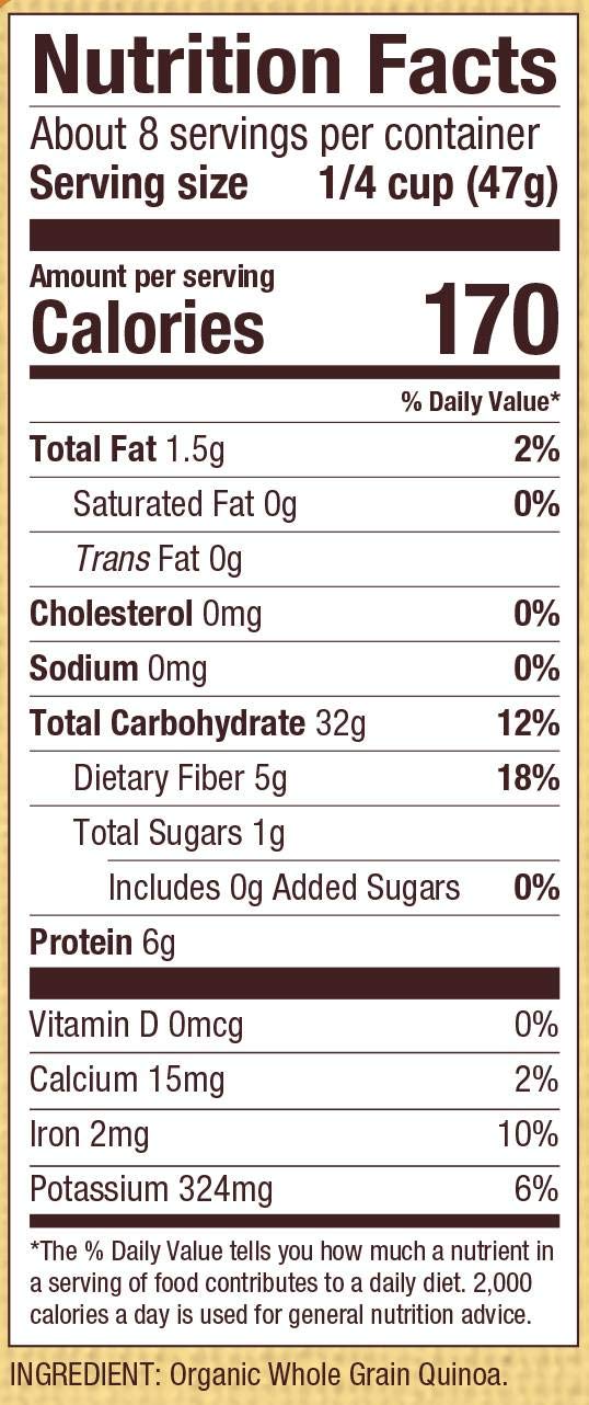 Bobs Red Mill Organic White Quinoa, 13 Oz
