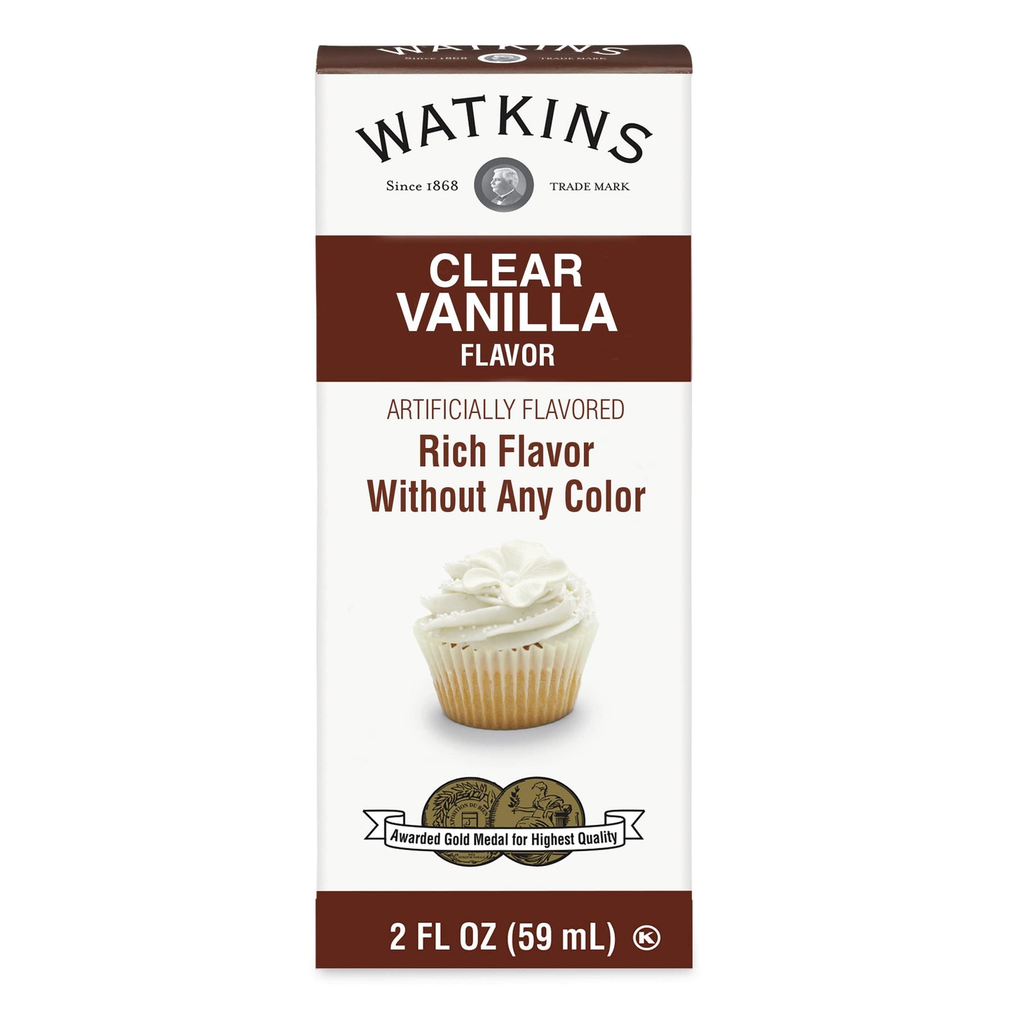 Watkins Clear Vanilla Flavor, 2 Fl Oz (Pack of 1)