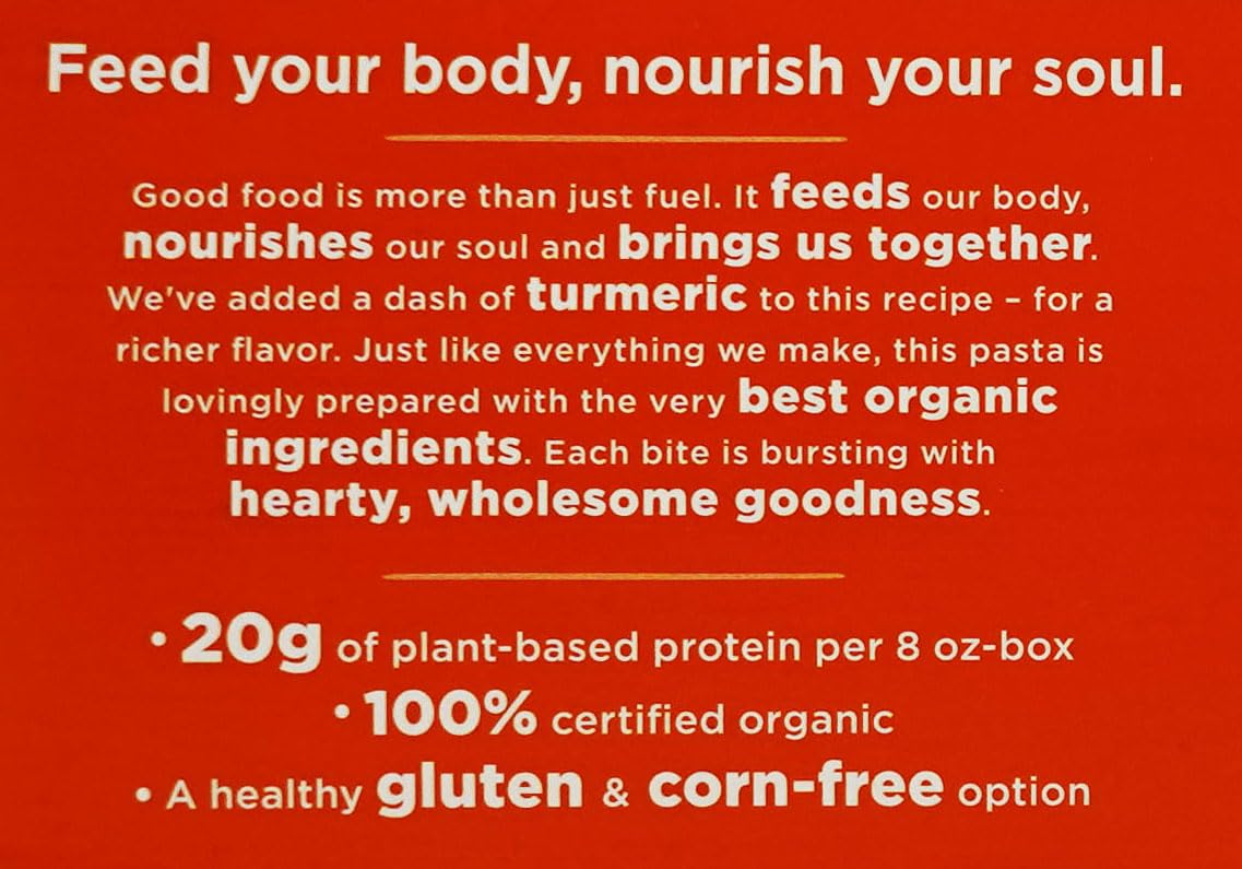Andean Dream Organic Turmeric Spaghetti Pasta (12 Pack)