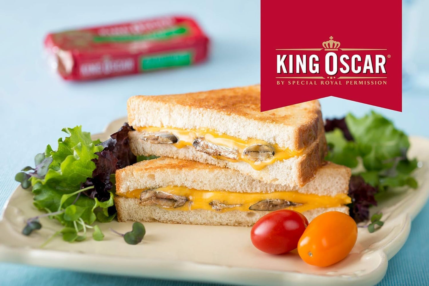 King Oscar Sardines in Extra Virgin Olive Oil, 3.75 oz (Pack of 4) - Wild Caught, Premium Quality