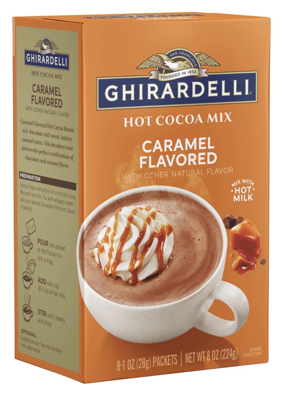 Caramel Hot Cocoa Packets 8Ct