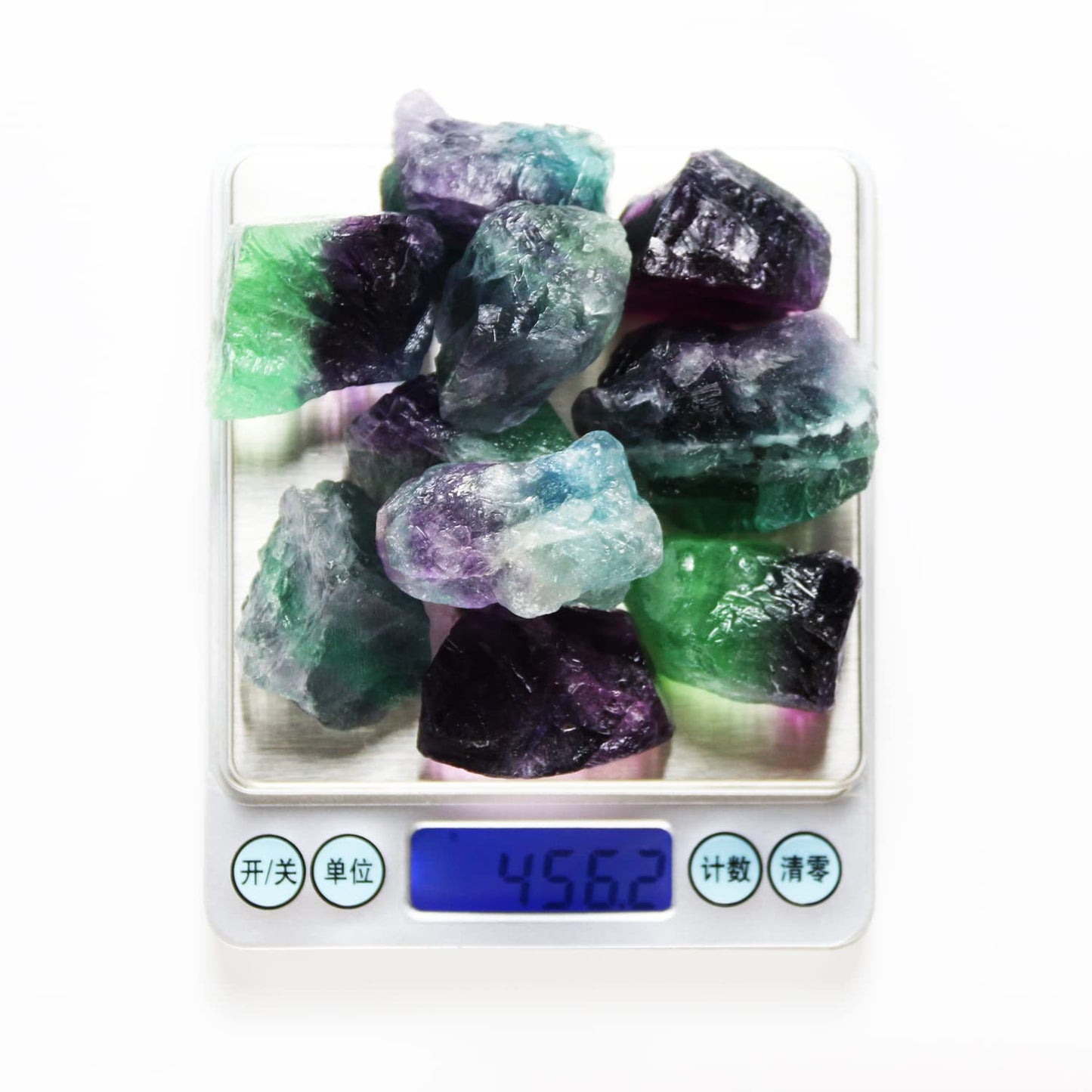 Nvzi Rainbow Flourite Crystals, Crystals And Healing Stones, Rocks For Tumbling, Raw Crystals Bulk, Amathesis Crystal, Calcite C