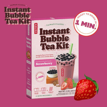 Pocas Bubble Tea Kit, Taro 2-Pack – Instant Milk Tea Powder With Authentic Tapioca Pearls For Instant Bubble Tea, 10 Kits