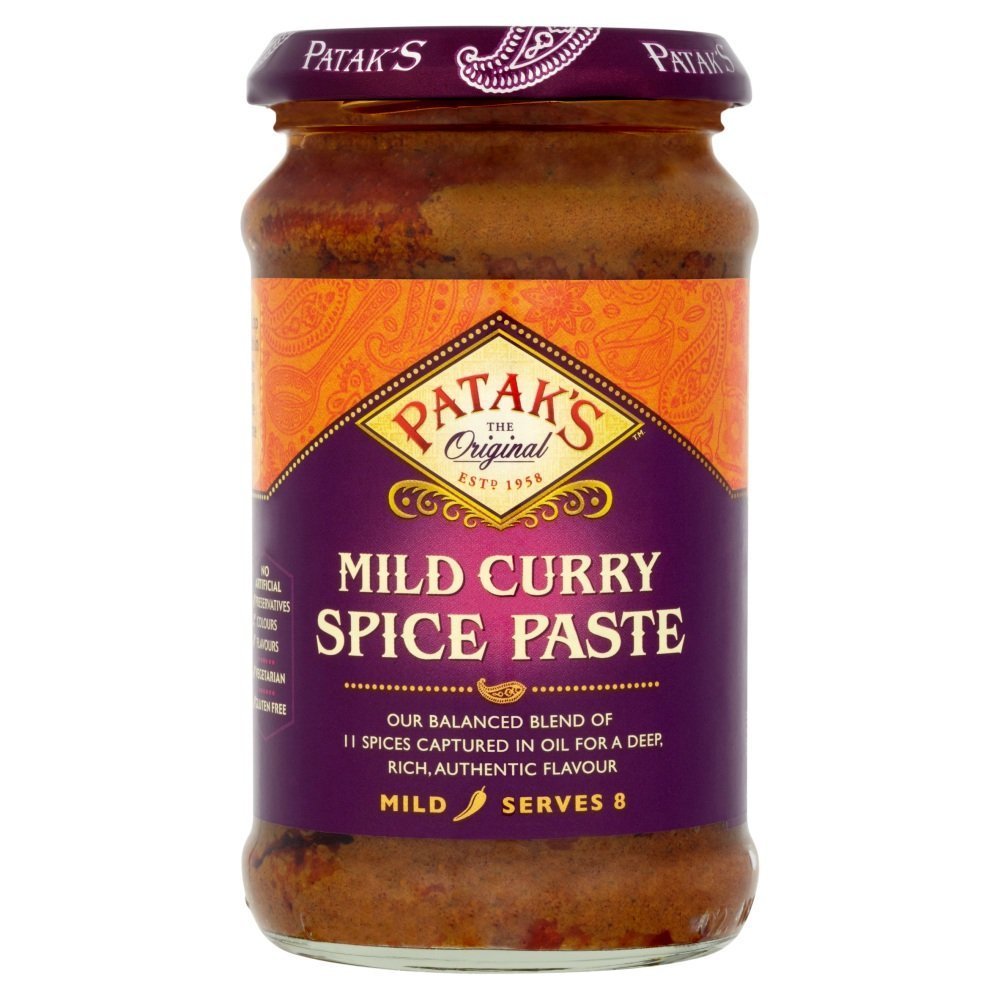 Pataks Mild Curry Paste (283g) - Pack of 2
