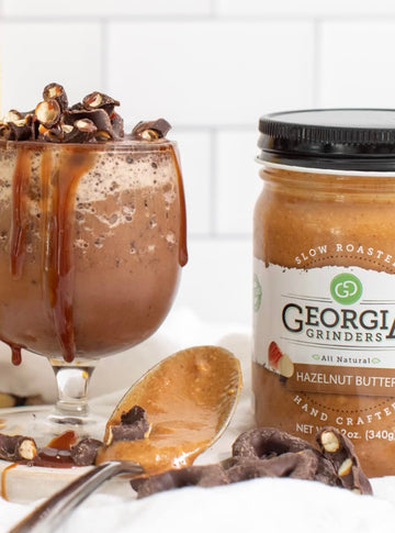 Georgia Grinders Hazlenut Butter 12Oz (6Ct), Full Of Crunch And Flavor, Whole30Approved, Keto, Vegan Friendly, Non-Gmo, Gluten F