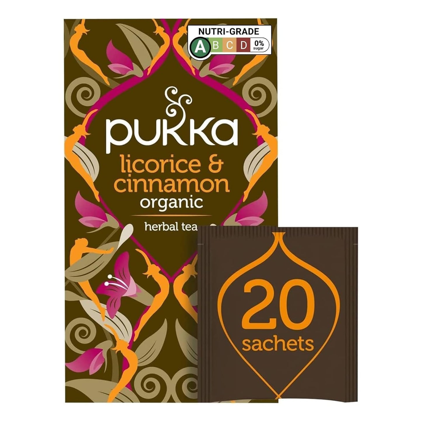 Pukka Herbal Teas Licorice and Cinnamon - 20 Bags, 20 Count