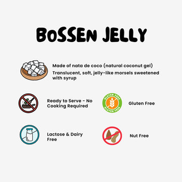 Bossen Jelly Topping-8.38lbs/bottle-variation (Coconut)