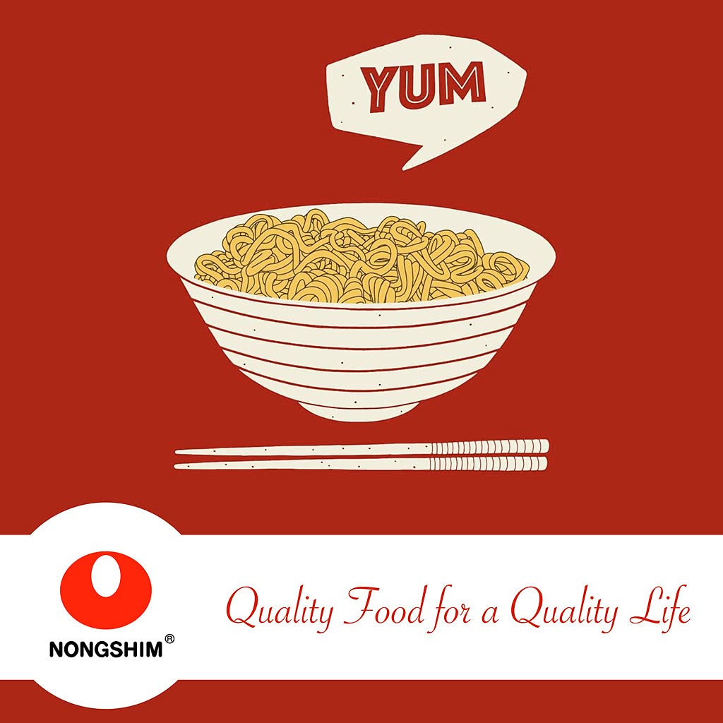 Nongshim Shin Ramyun Vegan, 2.64 Ounce, Pack of 6