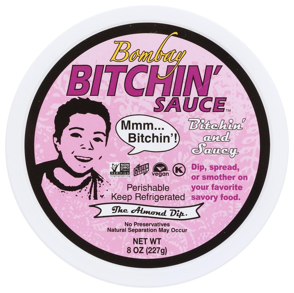 Bitchin Sauce, Bombay Flavor 8 oz (2 pack)