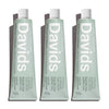 Davids Fluoride Free Toothpaste, Teeth Whitening, Antiplaque, Sls (Sulfate) Free, Promotes Enamel Health, Mouth & Gum Detox, Ewg Verified, Natural Peppermint, 5.25Oz (3 Pack)