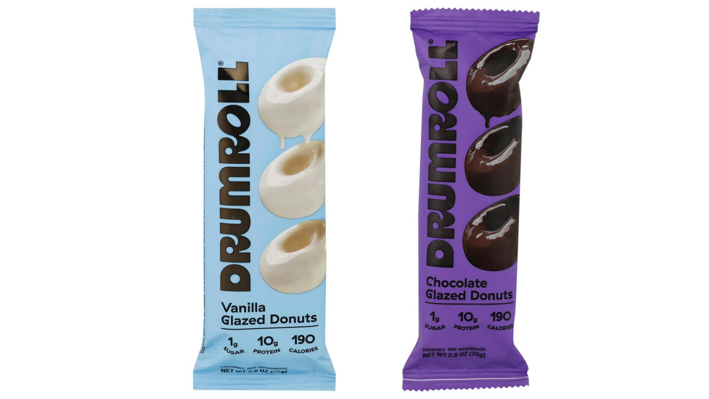 Generic - Drumroll Snacks Donuts Vanilla and Donuts Mini Chocolate 2.6 OZ - 2 Pack