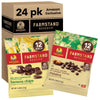 Sun-Maid Farmstand Reserve Variety Pack - 24 Count Snack Bags, 12 Sea Salt Cocoa Raisins & 12 Sea Salt Chocolate Banana Chips