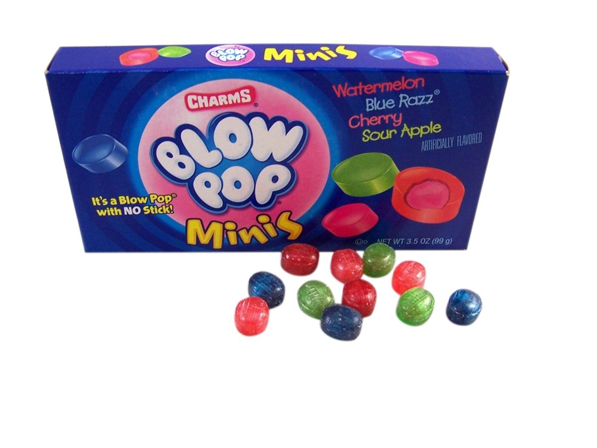Charms Blow Pops Minis Theater Box, 3.5 Oz (Single - 3.5 Oz Box)
