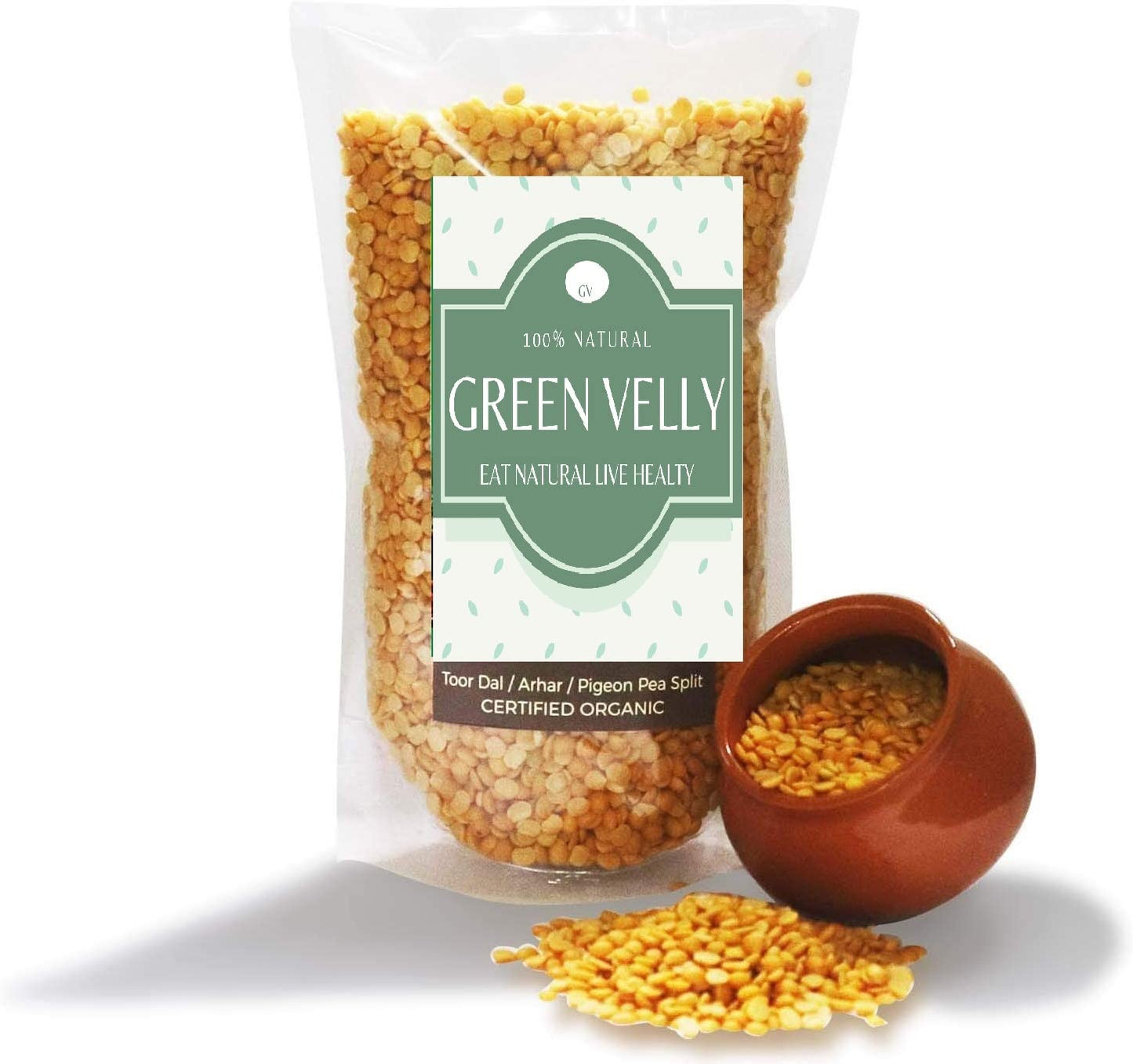 Green Velly Toor Dal Arhar Pigeon Pea Split, 400 g
