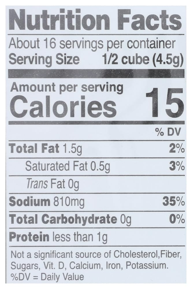 Edwards And Sons Natural Bouillon Cubes - Not Chick N - 2.5 Oz - Case Of 12