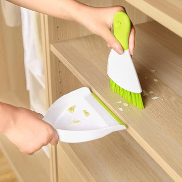 Dust Pan Broom Brush Dustpan - Small Broom And Dustpan Set, Mini Broom And Dustpan, Small Dustpan And Brush Set For Home Cleanin