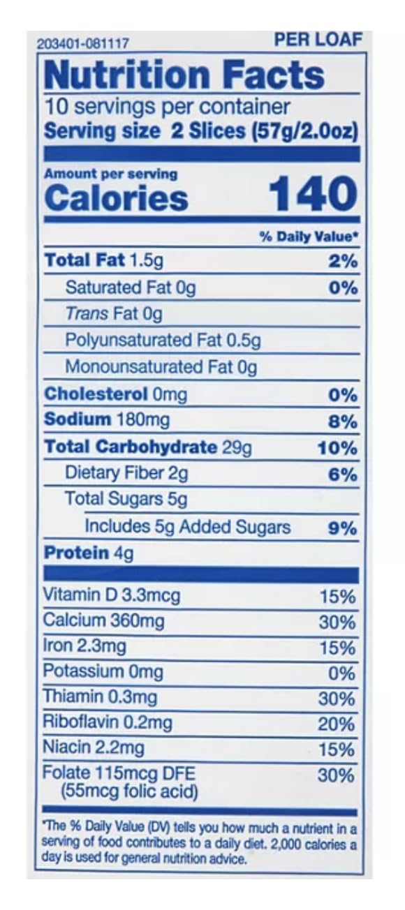 Wonder Bread Family Loaf Pack Of 2