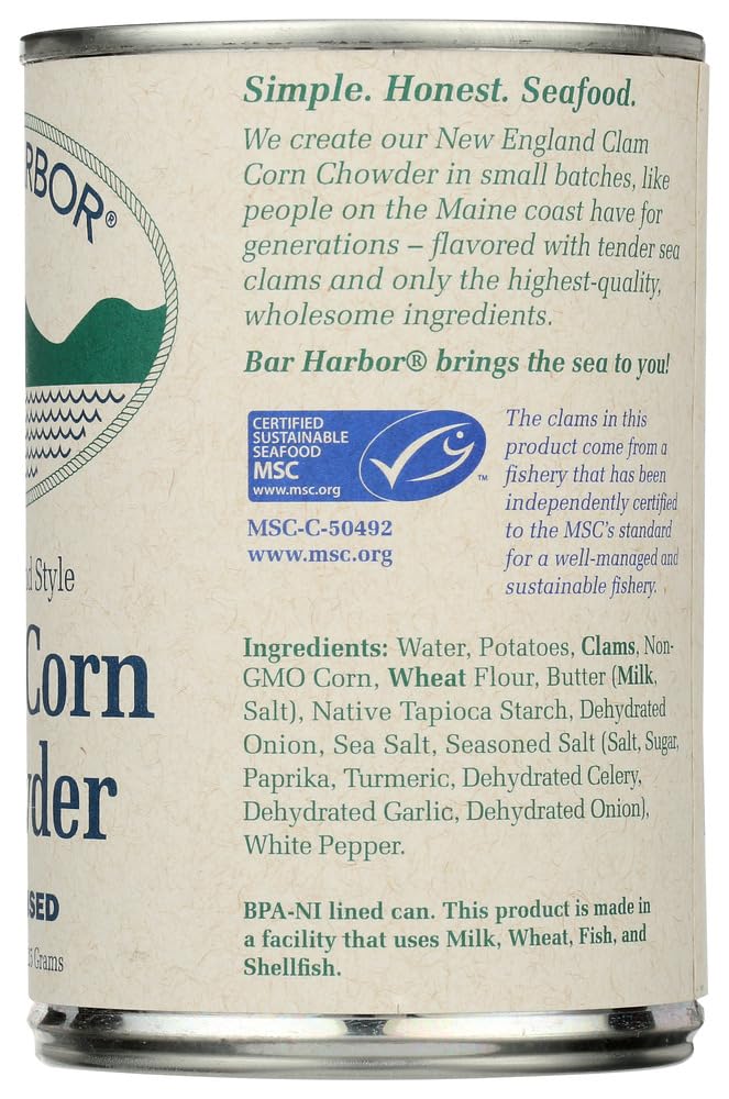 Bar Harbor Clam & Corn Chowder (6x15 Oz)
