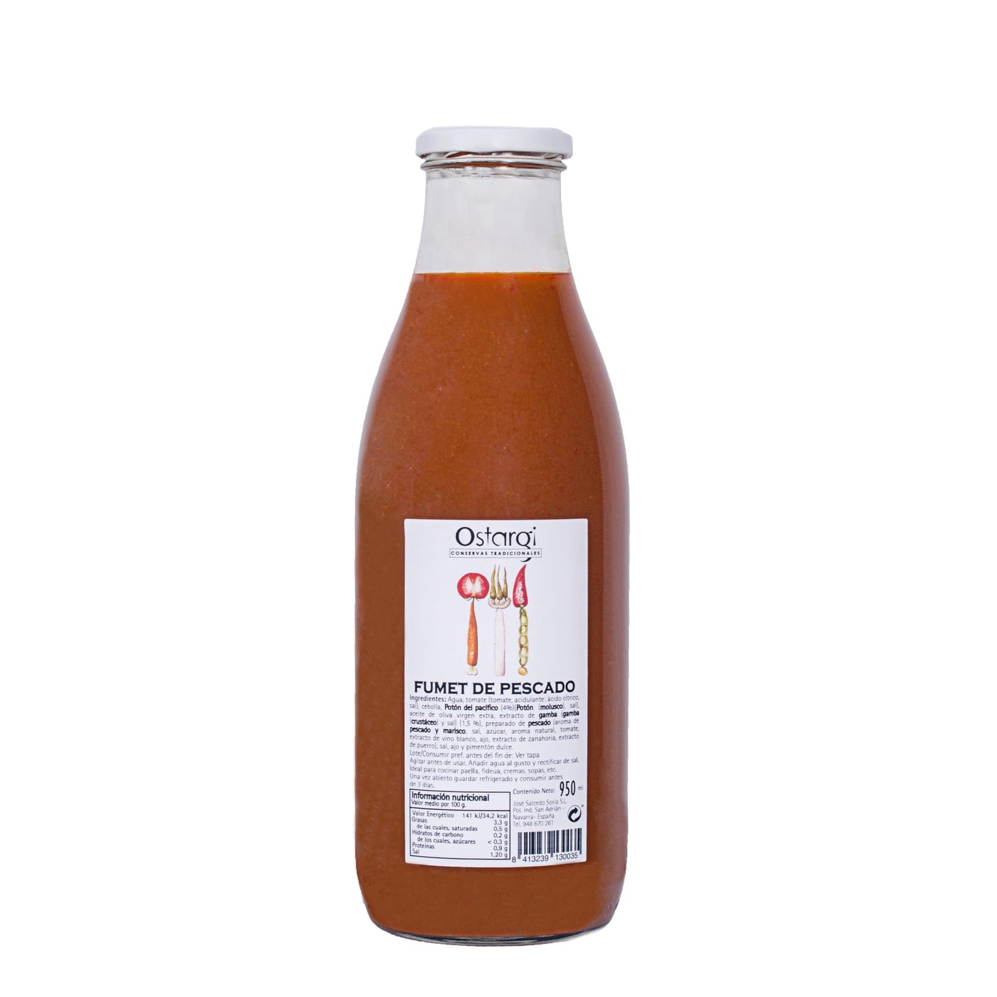 Ostargi Seafood Broth for Paella - 950ml (32 oz)
