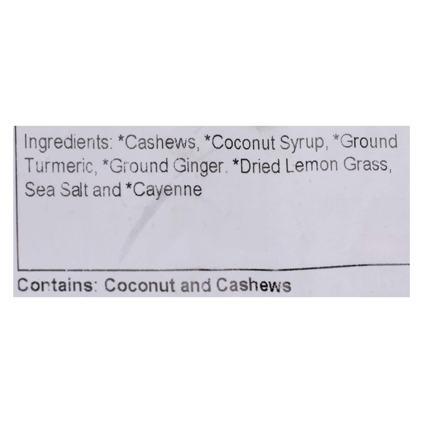 Grandy Oats Cashews Organic Turmeric Ginger - Single Bulk Item - 10LB (10xLB)