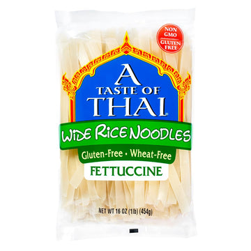Taste Of Thai Noodle Rice gluten free Extra wide, 16 Ounce (Pack of 1)