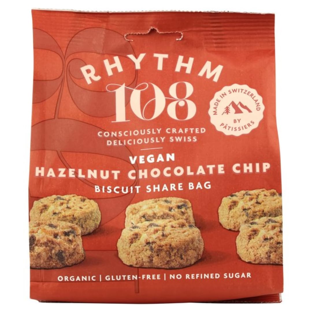 Vegan Hazelnut Chocolate Chip Biscuit Share Bag 135g