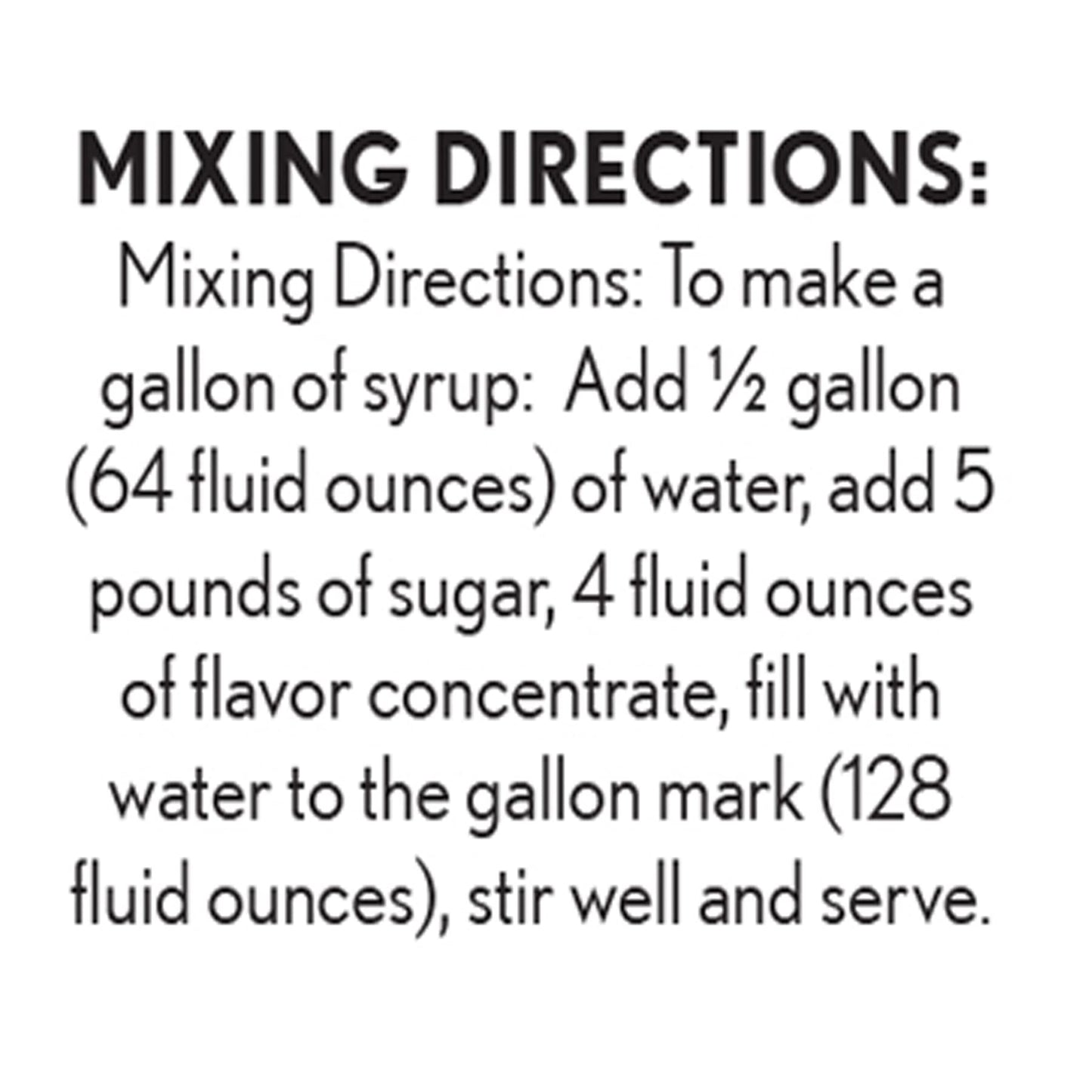 Hypothermias Shaved Ice And Snow Cone Syrup Flavor Concentrate - Quart (32 Fl Oz) - Makes 8 Gallons Of Ready To Use Flavor Syrup