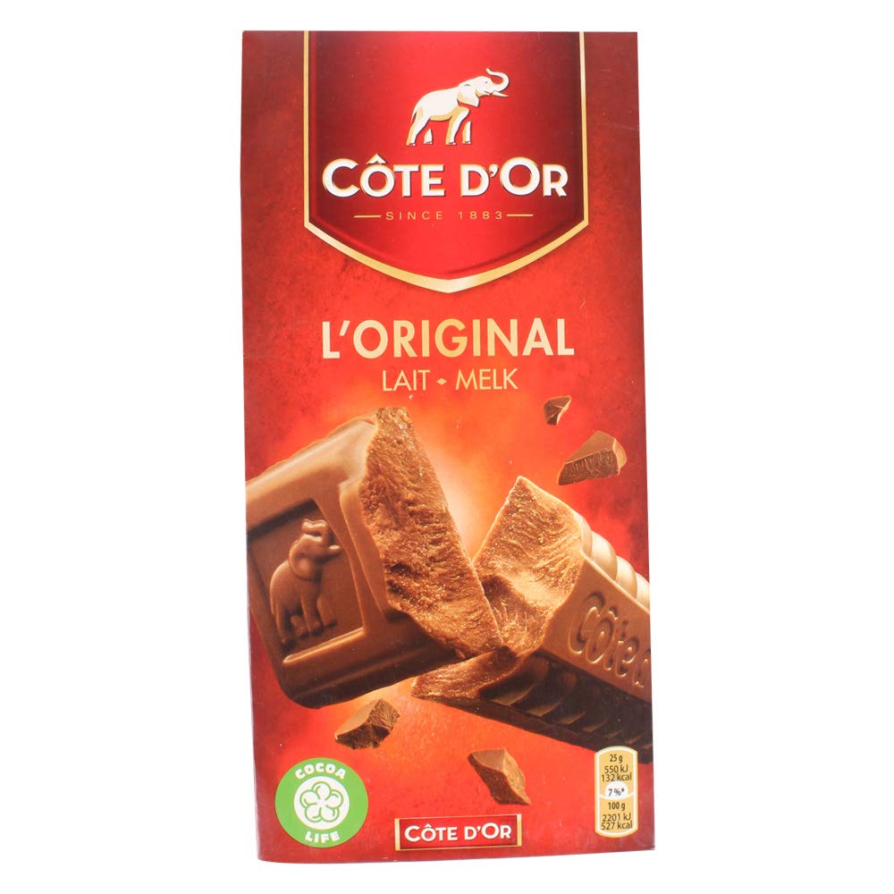 Cote dOr Milk Chocolate 200 Gram Bar