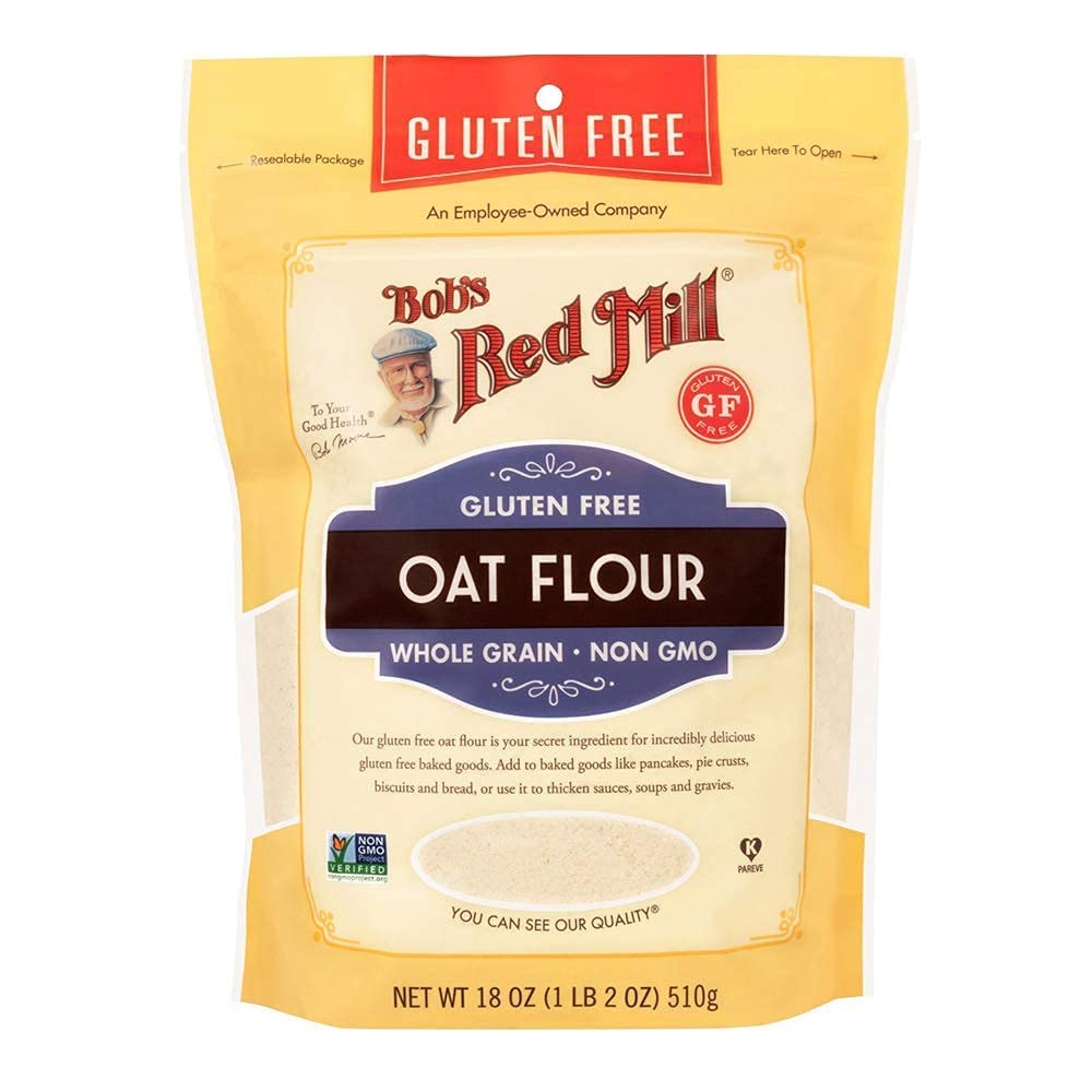 Bobs Red Mill Whole Grain Oat Flour, 18 Oz