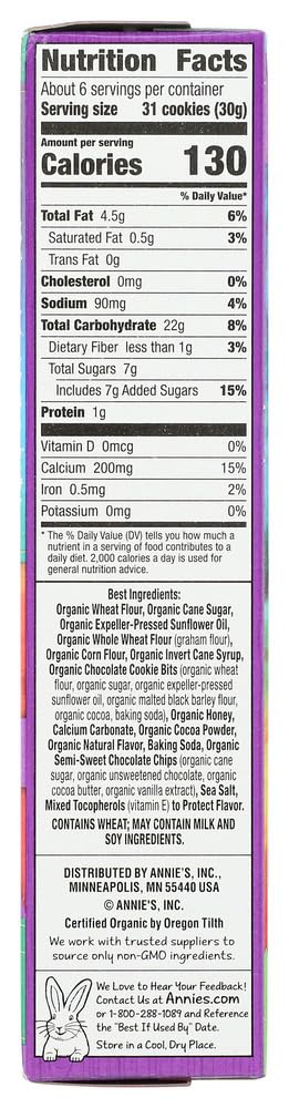 Annies Organic Friends Bunny Grahams 7Oz, Pack Of 1
