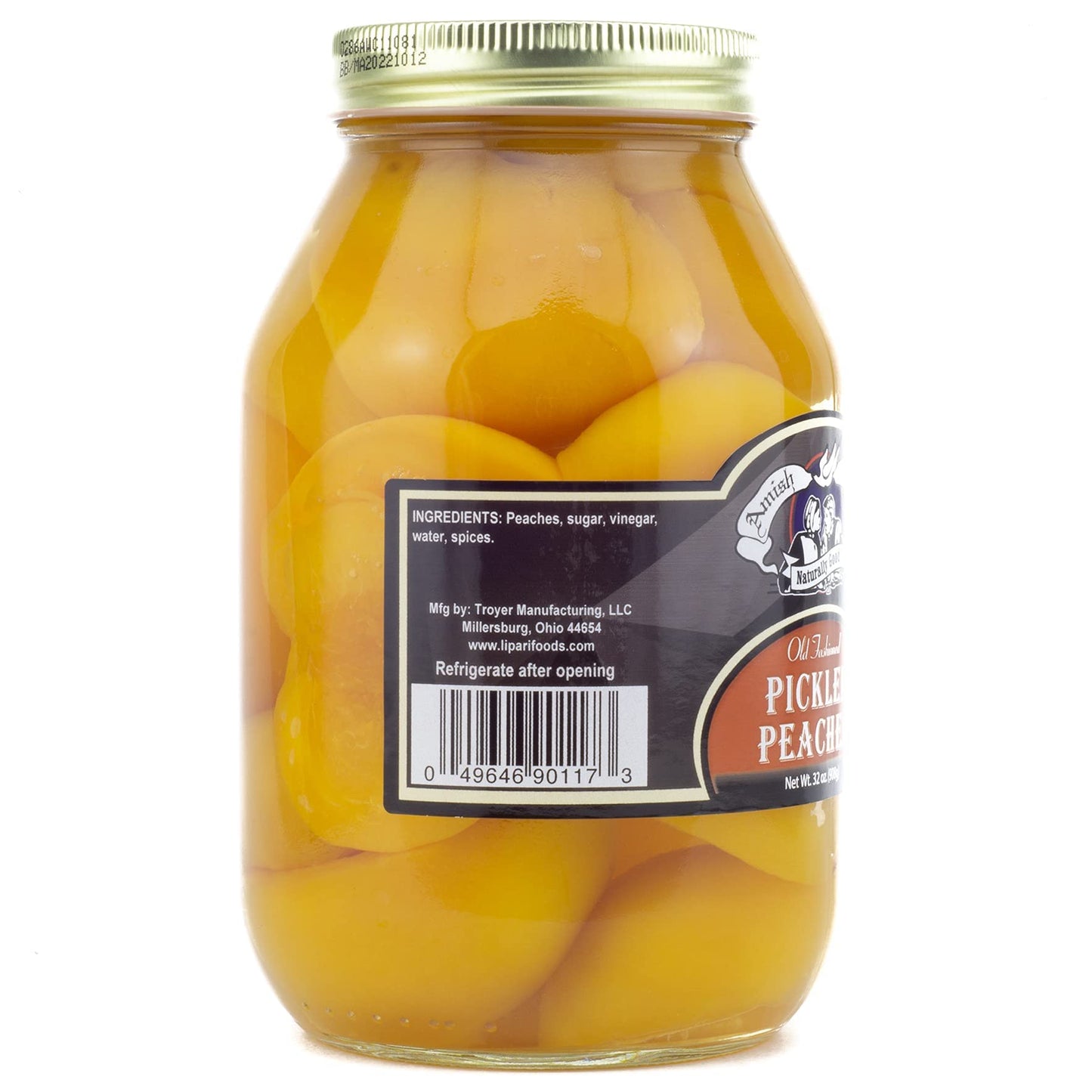 Amish Wedding Pickled Peach Halves 32Oz (Pack Of 2)