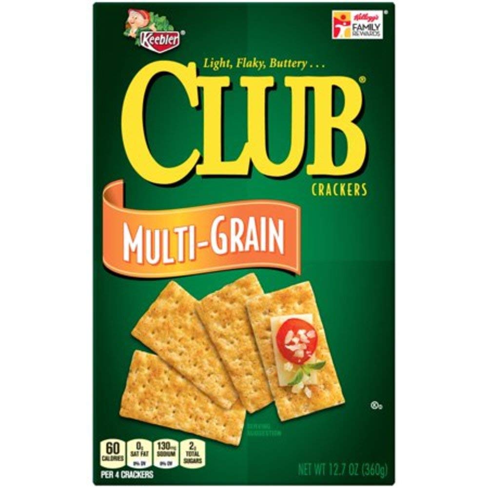 Keebler Club Crackers Multi-Grain 12.7 Ounces (2 Pack)