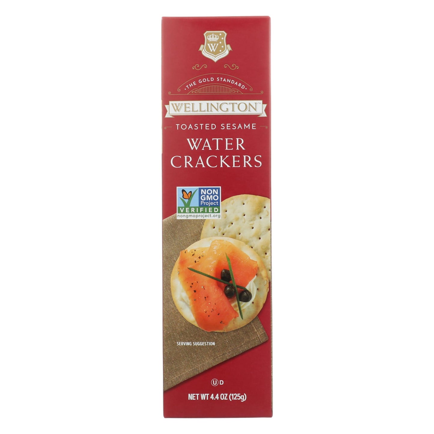 Wellington Water Crackers Toasted Sesame 4.4 Oz