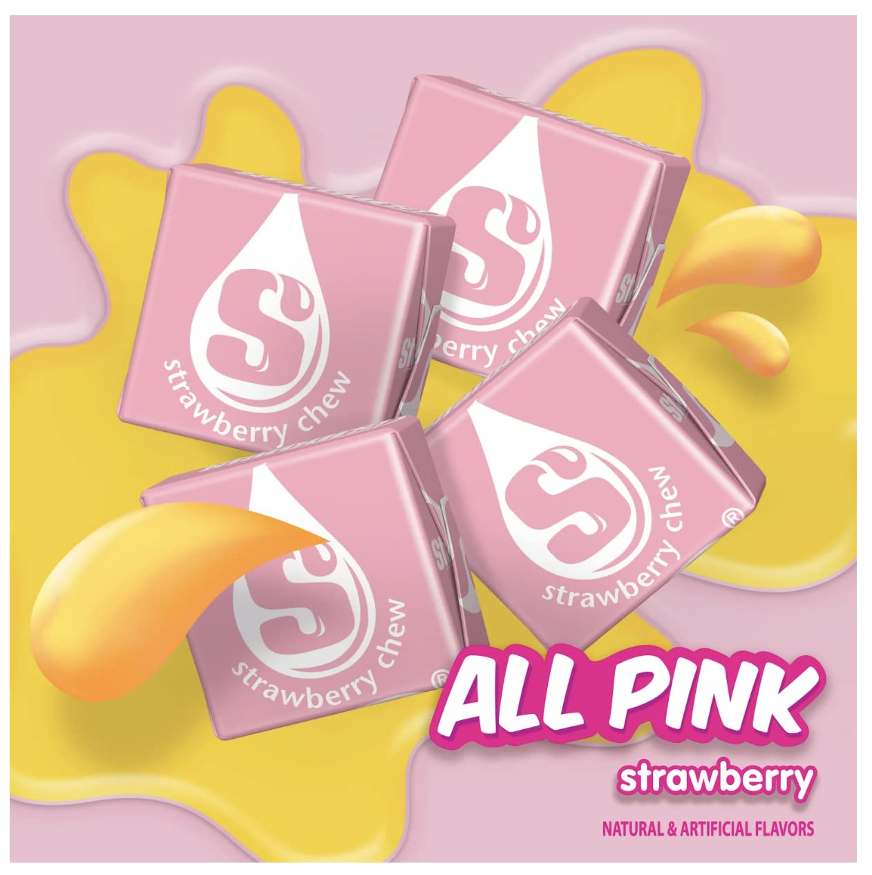 Starburst All Pink Fruit Chews Candy Bag, 15.60 Oz