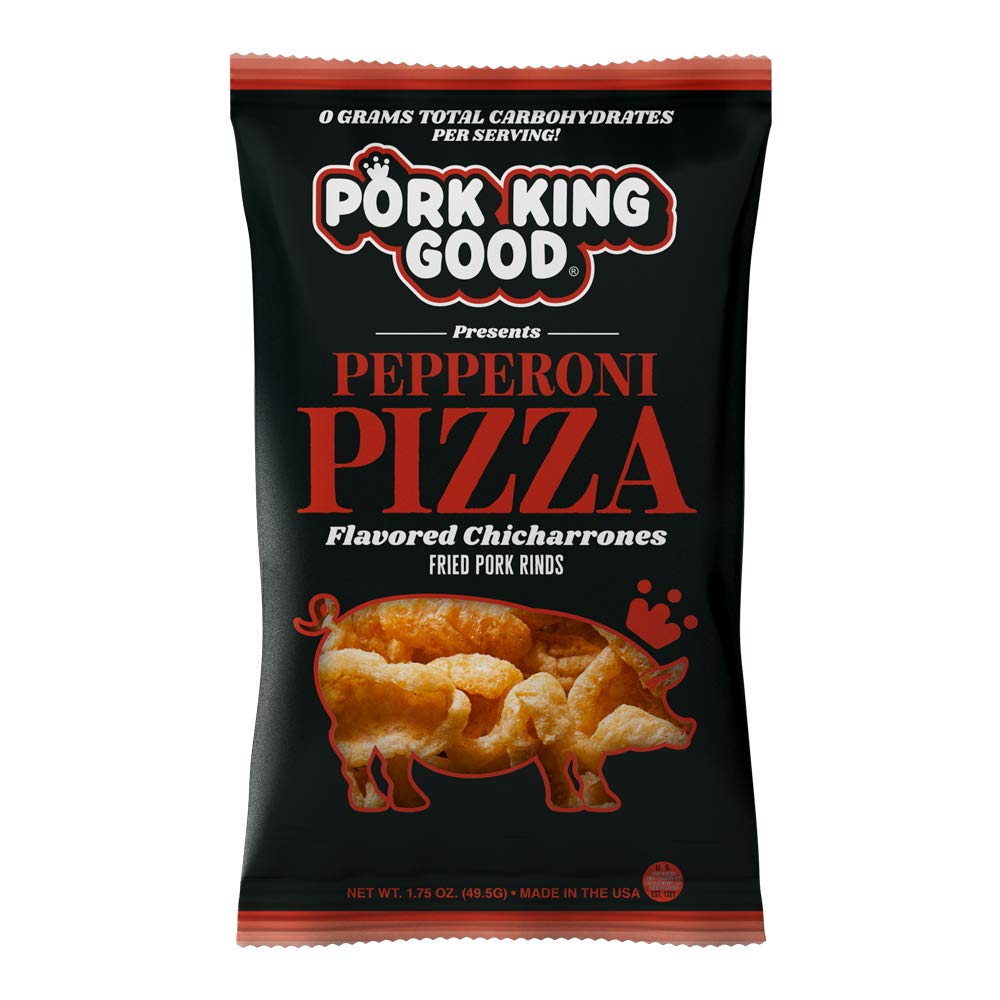 Pork King Good Pork Rinds Variety 6 Pack (Chicharrones) Keto Snacks