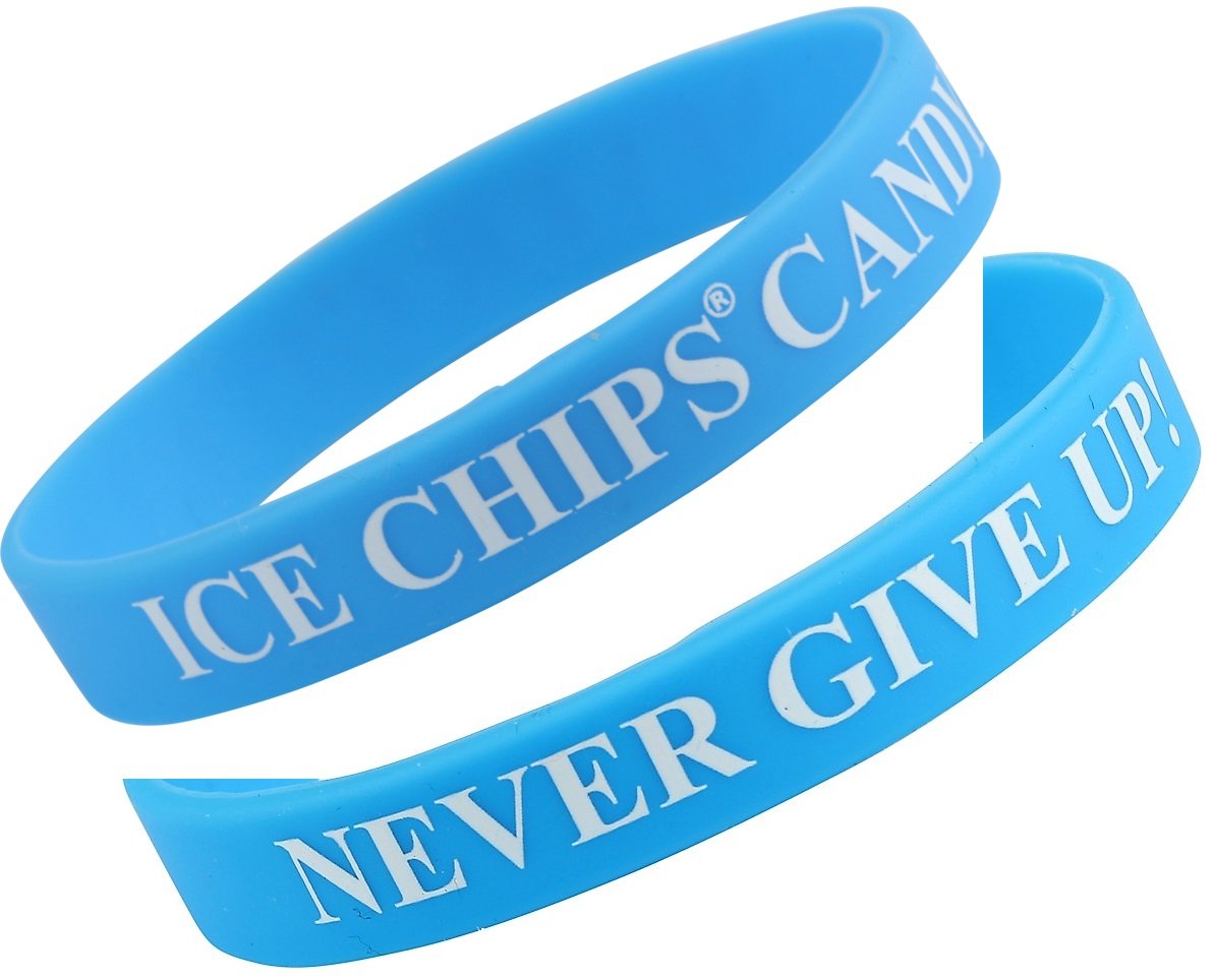 Ice Chips Xylitol Candy Tins (Wintergreen, 6 Pack) - Includes Band As Shown